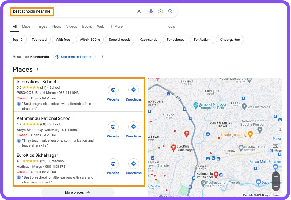 best schools near me-local seo for schools and colleges in nepal-kumarpradhan