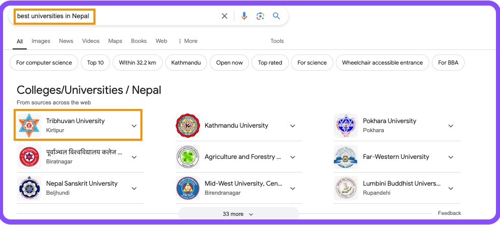 best universities in nepal-local seo for schools and colleges in nepal-kumarpradhan